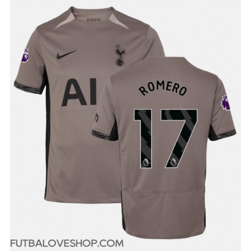 Dres Tottenham Hotspur Cristian Romero #17 Tretina 2023-24 Krátky Rukáv